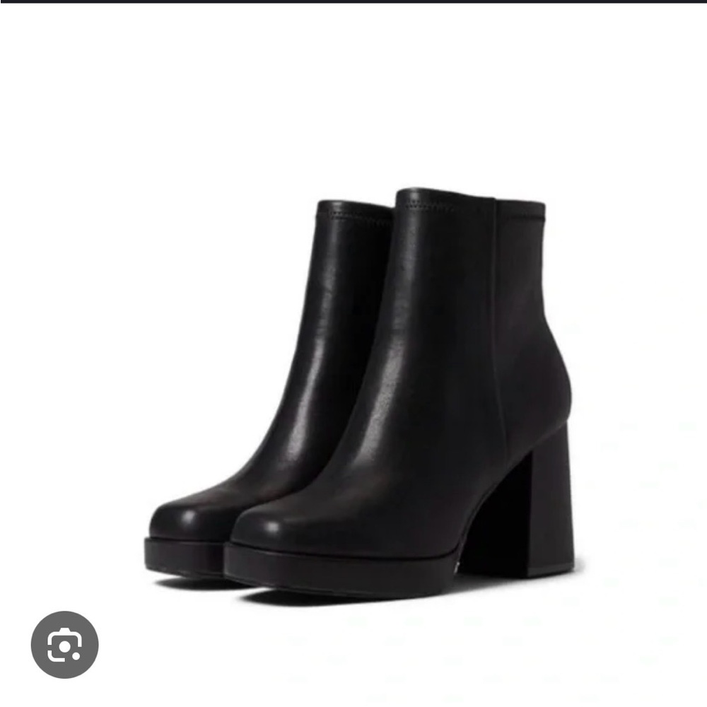 Steve Madden Black Kaleb Heeled Boots